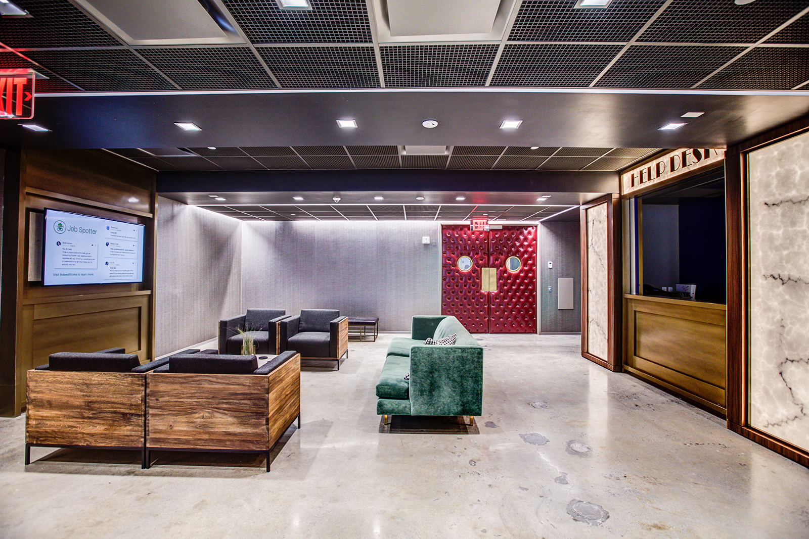 indeed u2019s movie themed new york office has a yoga studio and amazing roof top views