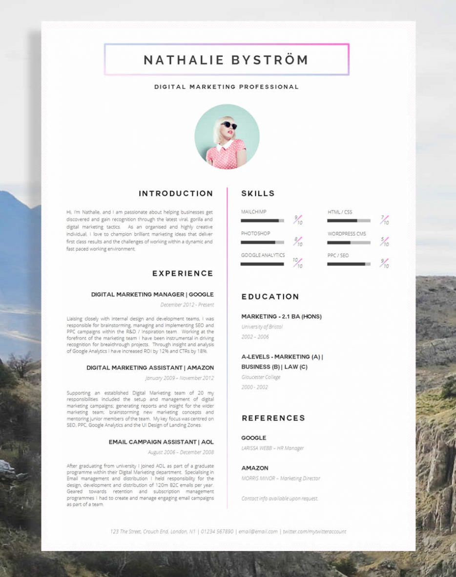 17 Awesome Examples of Creative CVs / Resumes - Guru