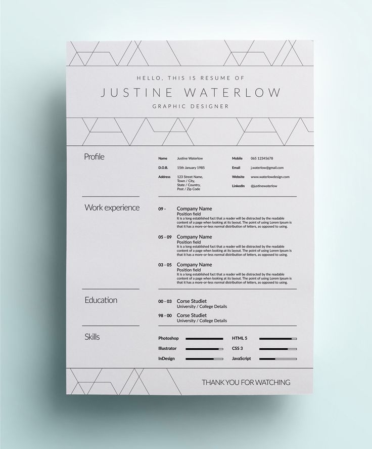 13 slick and highly professional cv templates